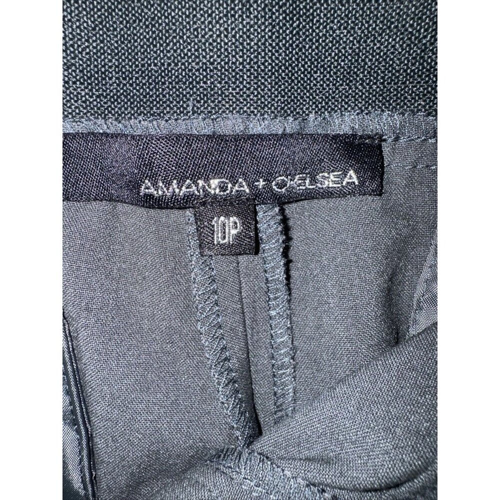 Amanda & Chelsea Ankle Pant Stretch Waist Green Size 10P - Picture 3 of 15